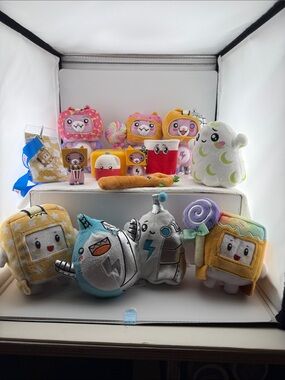 Lot of Lanky Box stuffed toys